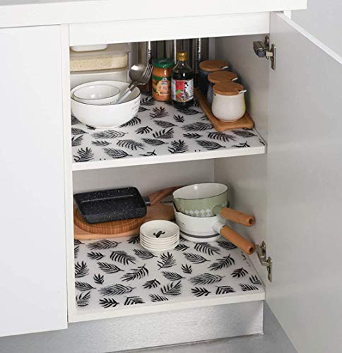 Shelf Liners,Non-Adhesive EVA Cabinet Drawer Liner Fridge Pad,Waterproof Kitchen Refrigerator Mat, Washable Cupboard Liners for Kitchen Home 17.7″×47.2″ (Leaf) | The Storepaperoomates Retail Market - Fast Affordable Shopping
