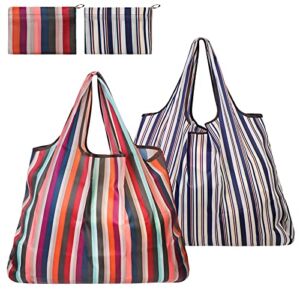 Skycase Shopping Storage Bag,2 Pack Reusable Foldable Shopping Bags for Supermarket