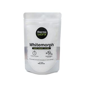 Thermoworx Whitemorph 3.5oz. Hand moldable bioplastic. Melt, Mold and Reuse