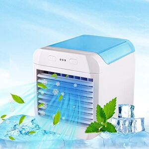 LiPing World’s Coldest Portable AC, Blast Portable Ac Wіth 3 Fаn Speeds, USB Blast Portable Air Conditioner – Summer Personal Portable Desktop AC Ultra Fan for Camping Home, Office Room Cooler