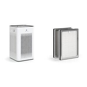 Medify MA-25 Air Purifier with one additional H13 True HEPA replacement Filter | 500 sq ft Coverage | for Smoke, Smokers, Dust, Odors, Pet Dander | Quiet 99.9% Removal to 0.1 Microns | White, 1-Pack