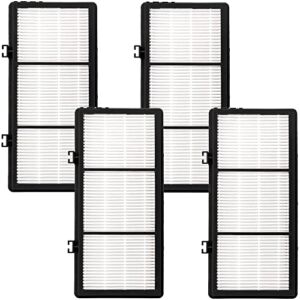 Fette Filter- AER1 Filter D Air Purifier Filters Compatible with Holmes AER1 HAPF300/HAPF30 (D Filter) and Bionaire BAP536/BAP516, Compare to parts HAPF300AH-U4R, HAP242-NUC (Pack of 4)