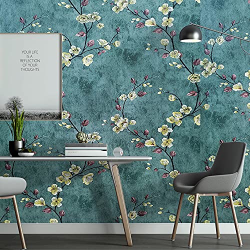 HDsticker, Self Adhesive Vinyl Vintage Floral Shelf Liner Contact Paper Peel and Stick Vintage Floral Wallpaper for Walls Cabinets Dresser Drawer Furniture Decal Removable,Dark Green, 17.7Inx117In | The Storepaperoomates Retail Market - Fast Affordable Shopping