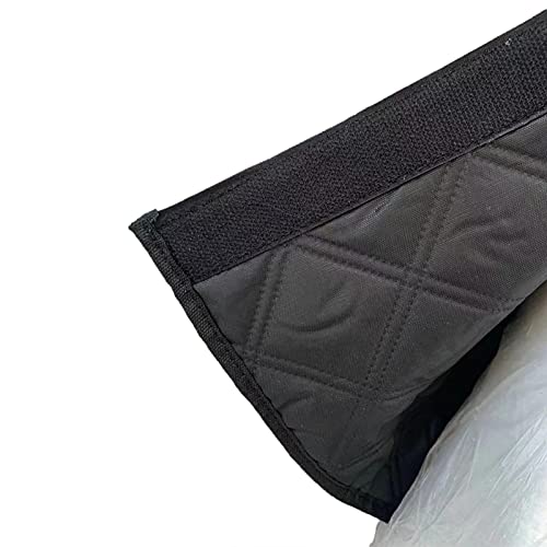 DETTELIN Portable Air Conditioner Hose Cover Wrap, Energy Saving Insulated AC Hose Cover, Universal Fit for 5″ & 6″ Diameter Exhaust Hose, Silver Black | The Storepaperoomates Retail Market - Fast Affordable Shopping
