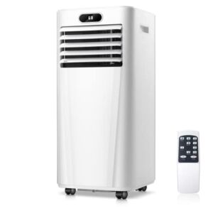 ZAFRO 10000 BTU Portable Air Conditioner with Remote Control Cool to 400 square feet. Touch Screen, Portable AC Unit with Cooling, Dehumidifier, Fan 3-in-1