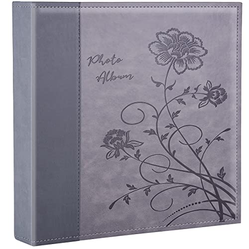 Artmag 600 4×6 Photo Picutre Album, Extra Large Capacity Leather Cover Photo Albums Holds 600 Horizontal and Vertical 4×6 Photos for Wedding Family (Grey) | The Storepaperoomates Retail Market - Fast Affordable Shopping