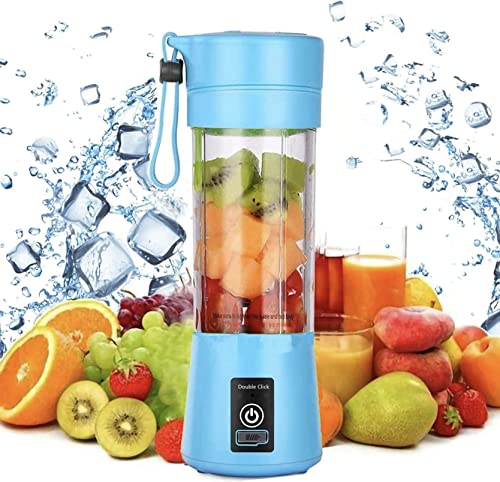 Portable Blender Handheld Juicer Cup / Smoothies and Shakes Blender / Fruit Machine Ice Blender Mixer (Blue) | The Storepaperoomates Retail Market - Fast Affordable Shopping
