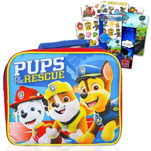 Nick Shop Paw Patrol Lunch Bag Set for Kids – Bundle with Paw Patrol Insulated Lunch Bag, Stickers and Highlights Grab and Go Activity Book (Paw Patrol School Supplies)