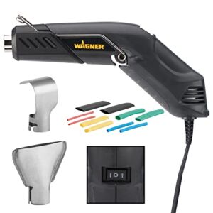 Wagner Spraytech 2410910 HT400 Electric Kit Heat Gun, Heat Gun for Electrical Wire Repair, Shrink Tubing, Shrink Wrapping, Electric Wiring, Auto Body Work, Dual Temperature 680 & 450 degrees