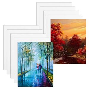 Sublimation Blanks Products for 8×10 Picture Frame, 15Pcs Double-Sided Sublimation Blanks Canvas for DIY Halloween Christmas Photos, Decorative Canvas Pads Sublimation Supplies