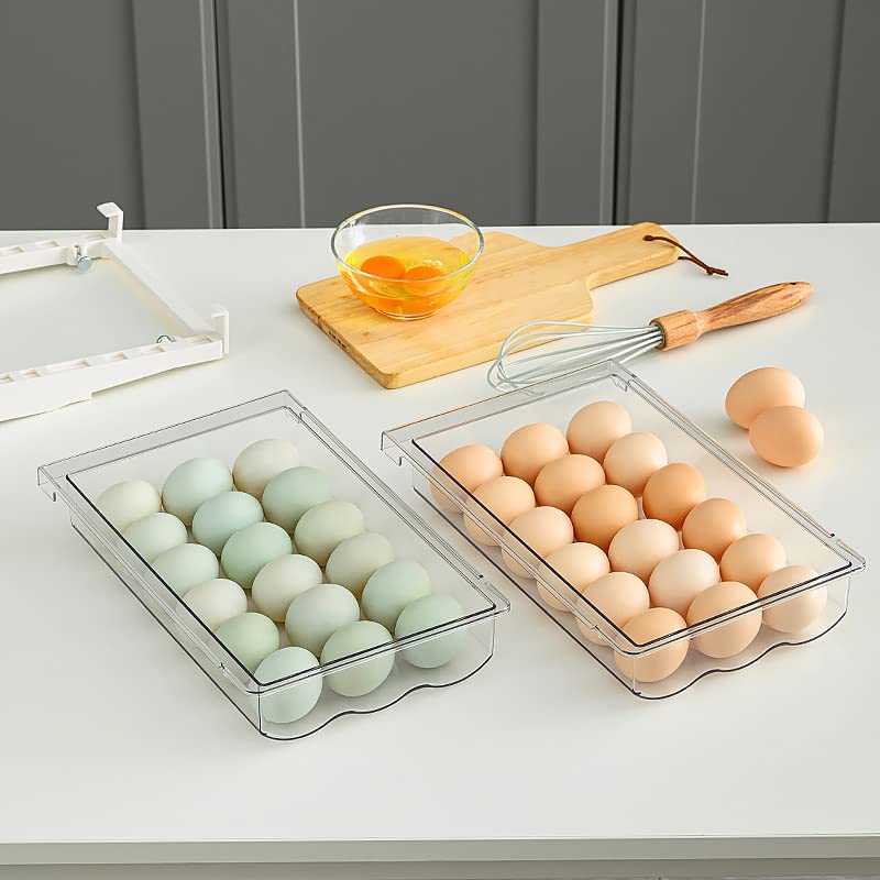 Egg Holder for Refrigerator Drawer – Fridge Egg Drawer Organizer Fridge Egg Holder Egg Trays for Refrigerator Egg Container (1 Pack) | The Storepaperoomates Retail Market - Fast Affordable Shopping