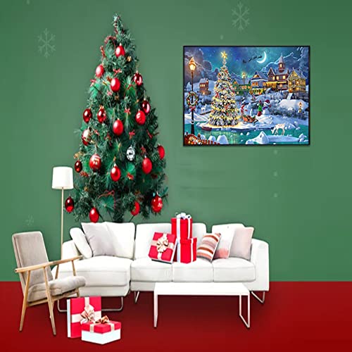 LELEMON Christmas Diamond Painting Kits,Winter Diamond Art for Adults,Snowy Night 5d Diamond Painting Kits for Adults,Diamond Art Kits with Diamond Painting Accessories for Home Wall Decor 12 x 16inch | The Storepaperoomates Retail Market - Fast Affordable Shopping