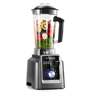 THINKCOOK Professional Blender with Sharp 304 Blades, 1400W, 68 oz, 7 Functions Smoothie Blender for Kitchen, Countertop Blender for Shakes, Smoothies, Crushing Ice, Frozen Dessert, Soup