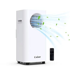 COLZER 10,000 BTU Portable Air Conditioner for 400 Sq Ft 3-in-1 Portable AC Unit with Remote Control for Large Room