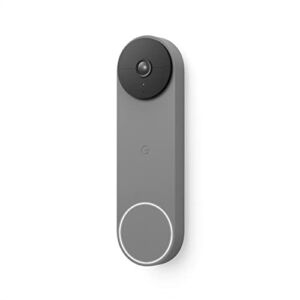 Google Nest Doorbell (Battery) – Wireless Doorbell Camera – Video Doorbell – Ash