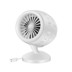 Portable Air Fan – Personal Air Circulator Fan – 2022 New Upgrade Desktop Table Fan Double Wind Blade Silent Large Air Volume, Negative Ion Air Fan, USB Charging Mini Fan for Office Camping Tent