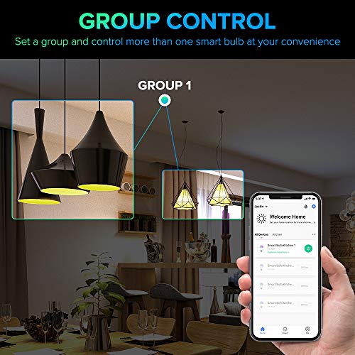 Smart Light Bulbs, 3Stone 16W 1600 Lumens WiFi LED Color Changing A21 Bulb 100W Equivalent Dimmable 2700K-6500K RGBCW, Tunable White Works with Alexa, Google Home 2.4Ghz Only, No Hub Required 4 Pack | The Storepaperoomates Retail Market - Fast Affordable Shopping