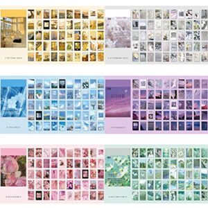 300 Pieces Washi Stickers Set, Vintage Aesthetic Stickers Daily Scenery Life Stuff Travel Stickers for Journaling Scrapbooking Diary Planner Album Diary Notebook Card Making DIY Craft Album