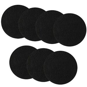 7 Pack Compost Bin Charcoal Filters Round Indoor Kitchen Compost Bucket Activated Charcoal Filters Replacements Sheets ( 6.7 Inch )