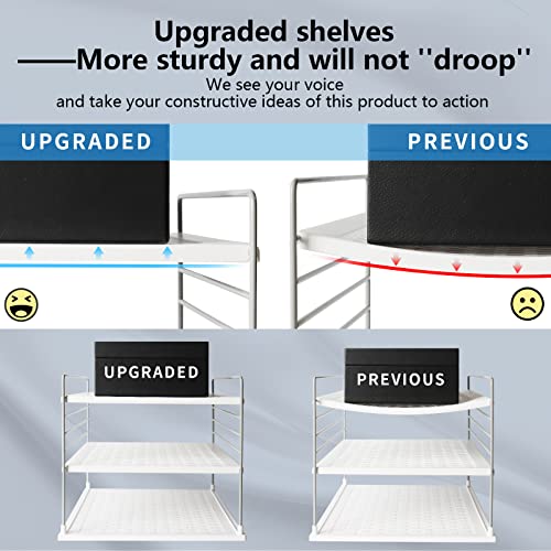 WANCHIY Upgraded Cabinet Organizers and Storage -Divided Compartment Holder for Plastic Bag, Wrap, Foil, Snack and Box for Kitchen Organization and Storage-Under Sink Organizers and Storage Suitable | The Storepaperoomates Retail Market - Fast Affordable Shopping