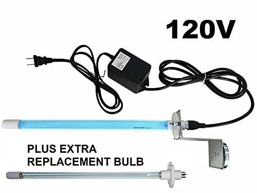 120V UV Lamp for HVAC Coil Systems (up to 5 tons) with Two (2) 14″ 14W Ultraviolet Bulbs (One Spare Bulb Included) | The Storepaperoomates Retail Market - Fast Affordable Shopping
