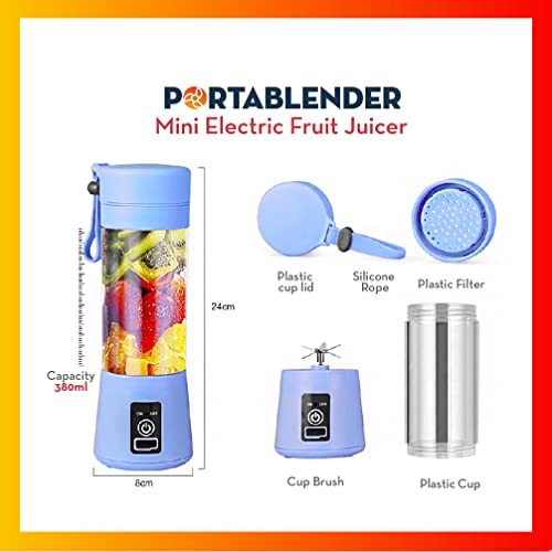 PortaBlender Hand Held Blender – Compact & Lightweight Portable Blender, On the Go Personal Blender, Portable Blender USB Rechargeable, Protein Shake blender, Mini Blender | The Storepaperoomates Retail Market - Fast Affordable Shopping