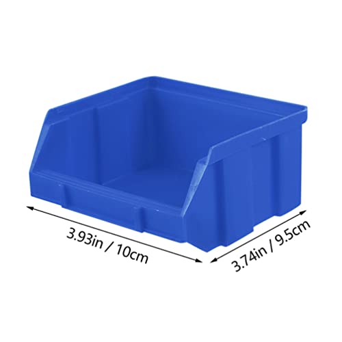 DOITOOL 12PCS Plastic Storage Bin Hanging Stacking Containers, Stackable Storage Bins Workshop Tool Organizer Bins for Parts Garage, 10X9X4. 5CM | The Storepaperoomates Retail Market - Fast Affordable Shopping