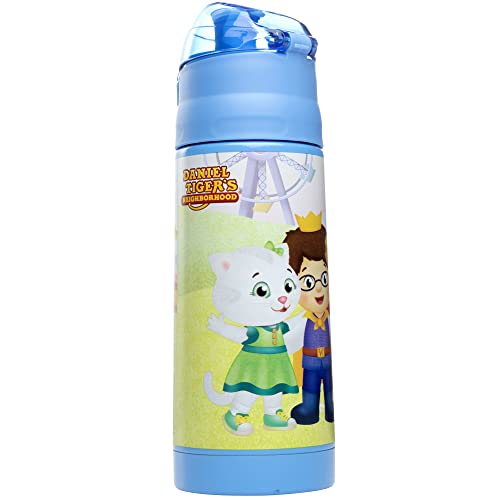 Daniel Tiger 13 oz Insulated Water Bottle with Latching Lid – Easy to Use for Kids – Reusable Spill Proof & BPA-Free, Keeps Drinks Cold for Hours, Fits in Lunch Boxes & Bags, Fun for Back to School | The Storepaperoomates Retail Market - Fast Affordable Shopping