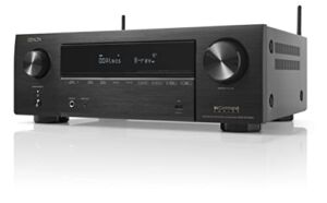 Denon AVR-X1700H 7.2 Channel AV Receiver – 80W/Channel (2021 Model), Advanced 8K HDMI Video w/ eARC, Full 3D Audio – Dolby Atmos, DTS:X, Wireless Streaming, Built-in HEOS, Amazon Alexa Voice Control