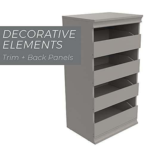 ClosetMaid 4598 Modular Storage Stackable Unit with 4 Drawers, Taupe | The Storepaperoomates Retail Market - Fast Affordable Shopping