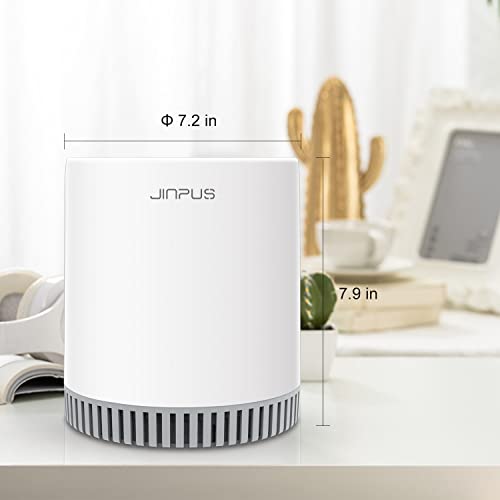 JINPUS Air Purifier for Home Bedroom Smoke Pollen Pets Hair Odor Dust with H13 True HEPA Filter (Available for California) | The Storepaperoomates Retail Market - Fast Affordable Shopping
