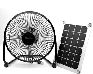 Solar fan 6W 8 inch free energy for Greenhouse motorhome House Chicken House outdoor Home cooling chicken coop