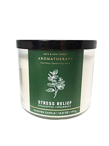 Bath & Body Works, Aromatherapy Stress Relief 3-Wick Candle, Eucalyptus Spearmint | The Storepaperoomates Retail Market - Fast Affordable Shopping