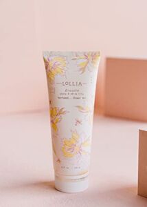 Lollia Shower Gel | Nourishing Body Wash | Cleanses and Moisturizes Skin | Finest Ingredients Including Shea Butter & Aloe Leaf