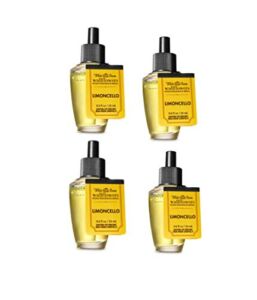 Bath and Body Works Limoncello WallFlower Fragrance Refill. 4 Pack 0.8 Oz