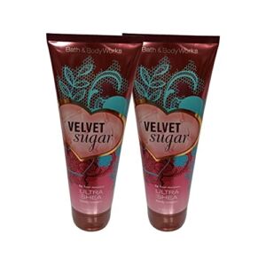Bath and Body Works Gift Set of 2 – 8 Ounce Body Cream – (Velvet Sugar)