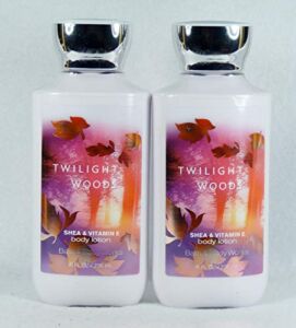 Retired Fragrance – Bath & Body Works Signature Collection Twilight Woods Body Lotion 8oz/236ml 2 pack