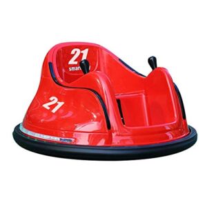visdron Electric Shock Game Kids Ride On Bumper Car Toy for Toddlers Aged 3+ 6V Battery-Powered with Light 360 Spin B Attle Vehicle with Remote Control Peddle Kids Fire Truck (Red, 481)