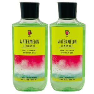 Bath and Body Works Gift Set of of 2 – 10 Fl Oz Shower Gel (Watermelon Lemonade), Multicolor