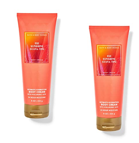 Bath and Body Works Fiji Sunshine Guava-tini Body Cream Ultimate Hydration Gift Set For Women 2 Pack 8 Oz. (Fiji Sunshine Guava-tini) | The Storepaperoomates Retail Market - Fast Affordable Shopping