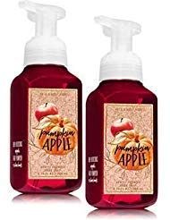 Bath and Body Works 2 Pack Pumpkin Apple Gentle Foaming Hand Soap. 8 Oz
