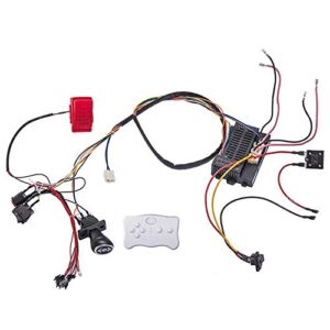 24 Volt Children Electric Car DIY Modified Wires and Switch Kit,with Remote Control Self-Made Baby Electric Car 24V，Children Electric Ride On Car Accessories