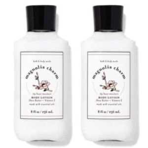 Bath and Body Works Gift Set of of 2 – 8 Fl Oz Lotion – (Magnolia Charm)