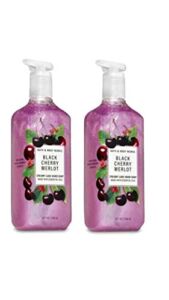 Bath and Body Works Black Cherry Merlot Deep Cleansing Hand Soap (Pack of 2)