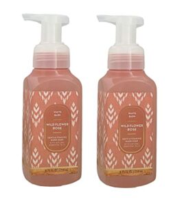 Bath and Body Works Wild Flower Rose Gentle Foaming Hand Soap 8.75 Ounce 2-Pack (Wild Flower Rose)