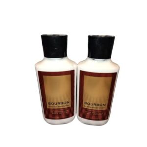 Bath and Body Works Gift Set of 2 – 8 Ounce Lotion – (Bourbon)