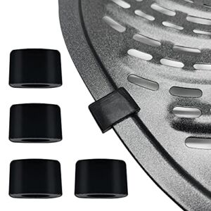 Rubber Bumpers for 7QT PowerXL Gowise Air Fryer, 4 PCS Premium Rubber Tabs, Silicone Pieces, Rubber Anti-scratch Protective Covers, Air Fryer Replacement Parts for Air Fryer Grill Pan Plate Tray