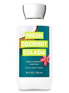 Bath and Body Works Fresh Coconut Colada Lotion 8 Ounce Summer 2018 Collection