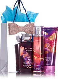 Bath & Body Works TWILIGHT WOODS Fragrance Favorites Gift Kit ~ Shower Gel ~ Fragrance Mist & Body Cream