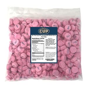 By The Cup Pink Wintergreen Mints 42 oz Bulk Bag